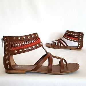 Shi by Journey Fantastic tan gladiator sandals